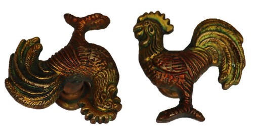 Cock Vintage Style Handmade Brass Drawer Wardrobe Cabinet Door Pull Knob Handle - Bild 3 von 8