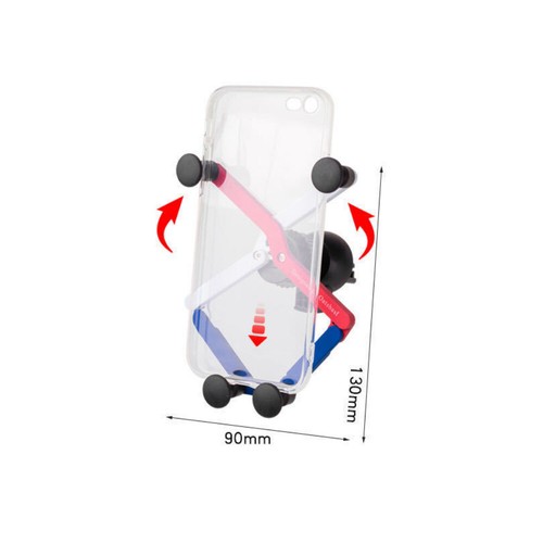 Deformed cell phone Holder Three-color Car Mobile Phone Bracket Air Conditioner - Photo 8 sur 8