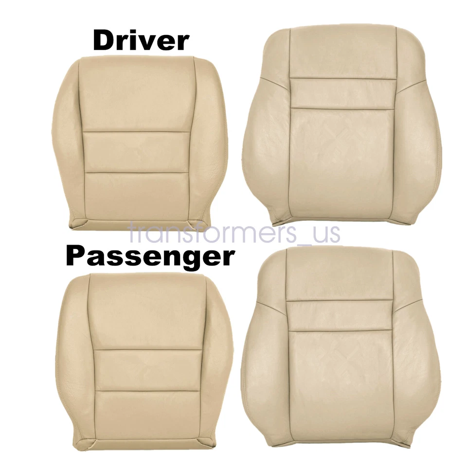 Cubierta de asiento de cuero para pasajero conductor delantero 4 puertas Honda Accord 2003-2007 Foto 3 de 4