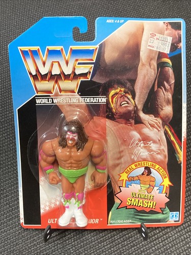Vintage 1990 Hasbro WWF Ultimate Warrior Series 1 ...