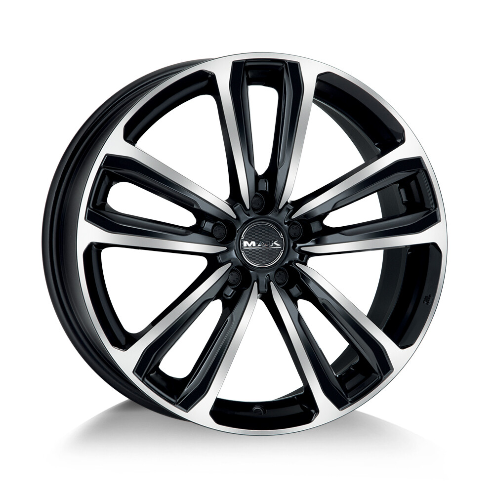 4 cerchi in lega NAD MAK MAGMA 6x15 4x100 ET 40 BLACK MIRROR per CHEVROLET