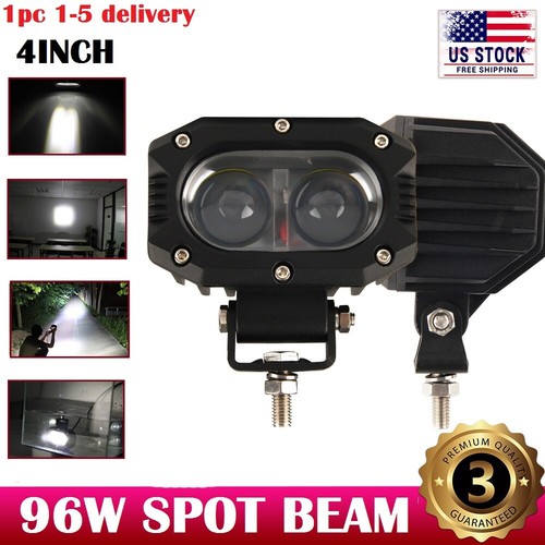 Luce da lavoro LED spot 4 pollici 48 W pod nebbia inversa per camion fuoristrada SUV ATV 12 V - Foto 1 di 9