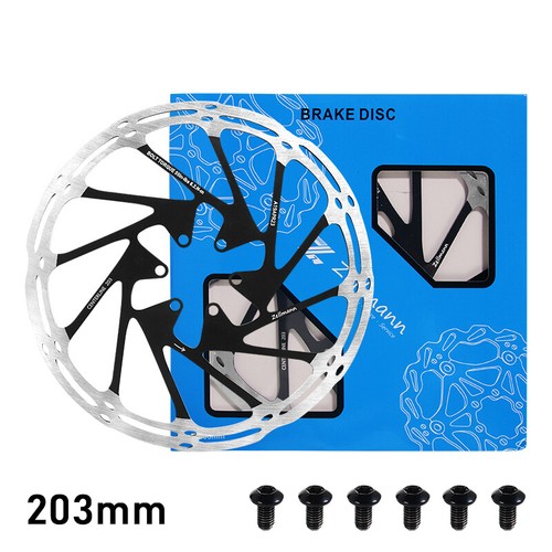 MTB Rotors 140/160/180/203mm Mountain Bike 6 Bolt Disc Brake Caliper for Shimano - Picture 21 of 25