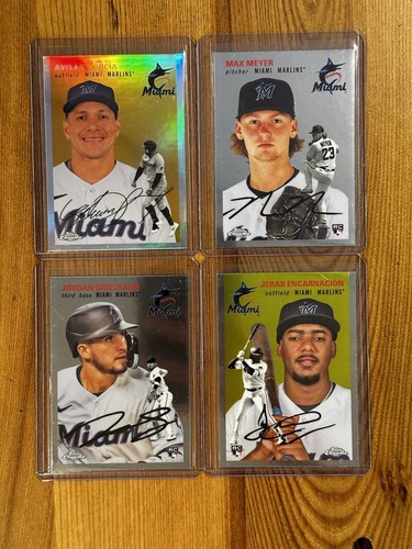 (55) Miami Marlins Chrome Rookie Lot w/ AUTOS / #d - Picture 23 of 23