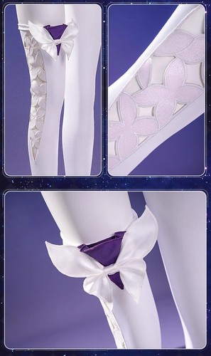 Honkai:Star Rail Castorice Cos Outfit Costume Set Suit Cosplay Accessories Dress - Picture 18 of 19