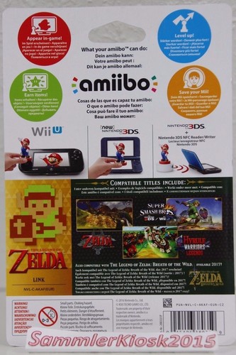 8Bit Link Amiibo Figur The Legend of Zelda 30th anniversary Erstauflage Nintendo - Bild 2 von 2