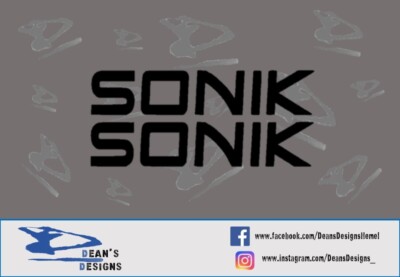 Sonik Fishing Decal