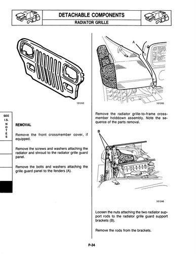1987 - 1988 Jeep Wrangler / YJ Body Shop Manual - Picture 3 of 3