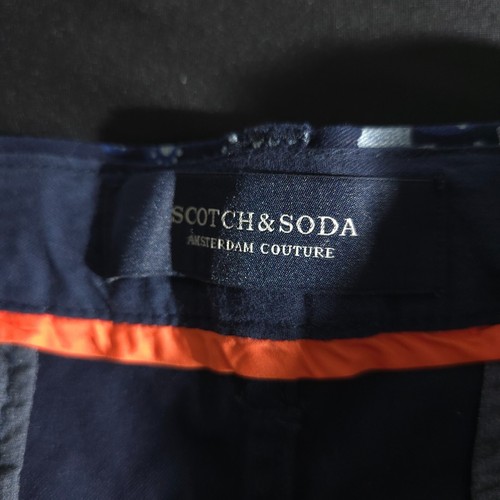 SCOTCH & SODA pantaloncino chino elasticizzato floreale uomo taglia 34 geometrico stampa all over - Foto 12 di 17