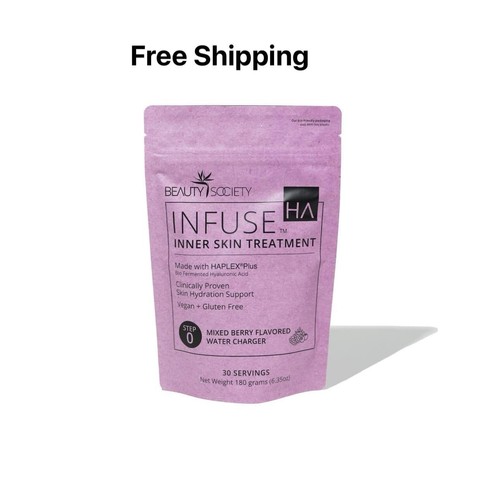 Beauty Society-Mixed Berry Infuse HA-Free Shipping!