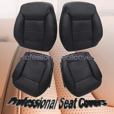 Front Replacement Leather Seat Cover Black For 2009-2013 Mercedes Benz ML350 550