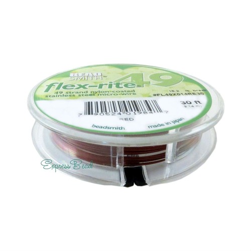Alambre flexible con cuentas BeadSmith 49 hebras Flex-Rite 30 ft - Imagen 2 de 19