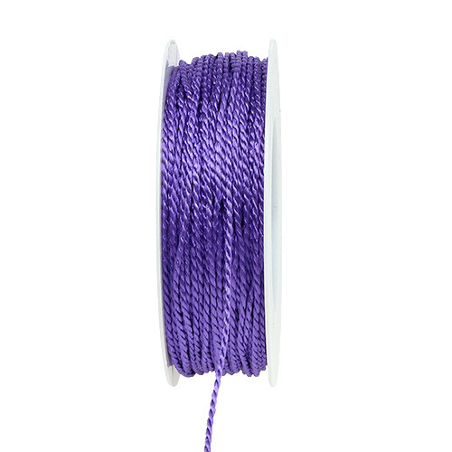 Kordel Lila 2mm 50m Deko Seil Frühling Basteln - Bild 1 von 2