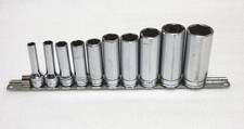 LOT OF 10 Snap On SFS081 (1/4") TO SFS231 (7/8") 3/8" drive 6 point deep socket 