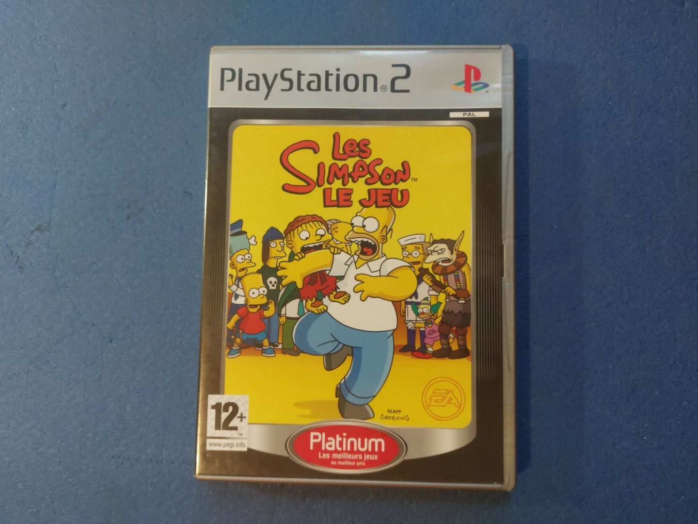 PS2 Playstation 2 Les Simpson Le Jeu Platinum 