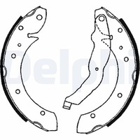 Delphi Bremsbackensatz LS1634 FüR E36 BMW 3Er Compact Touring 316 318 Tds 320