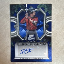 Panini Elite Extra Edition Demetrio Crisantes Hidden Gems Auto #HG-DCS
