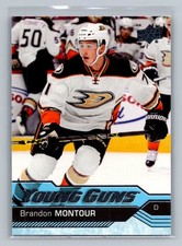 BRANDON MONTOUR 2016-17 UPPER DECK SERIES TWO YOUNG GUNS ROOKIE CARD #476. rookie card picture