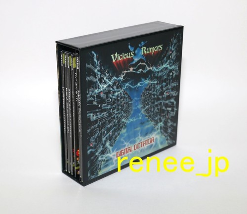 Chastain, Vicious Rumors, etc. Shrapnel Guitar JAPAN Mini LP CD x 6 titles + BOX - Imagen 3 de 13