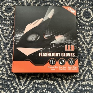 LED Flashlight Gloves 1 Pair Cool Gadget Idea 
