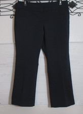 Ann Taylor Modern Pants Women's Size 14 Navy Blue Straight Leg