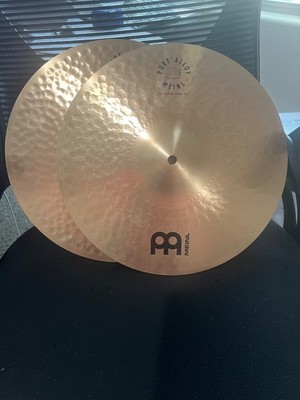 Meinl Pure Alloy Medium Hi-Hat Cymbals, 14''
