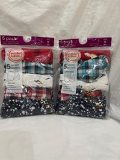2 Pk 10 pairs Wonder Nation Woven Boxers Soft Cotton Tag Free Boys SZ S,M New