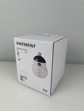 IKEA VINTERFINT Dose mit Deckel, Schneemann weiß, 1.0 l, Steingut, 206.038.20
