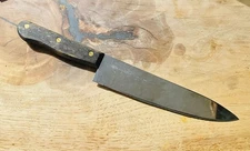 Vintage Old Homestead Chef Knife Japan Wood Handle 8” Stainless Steel Blade