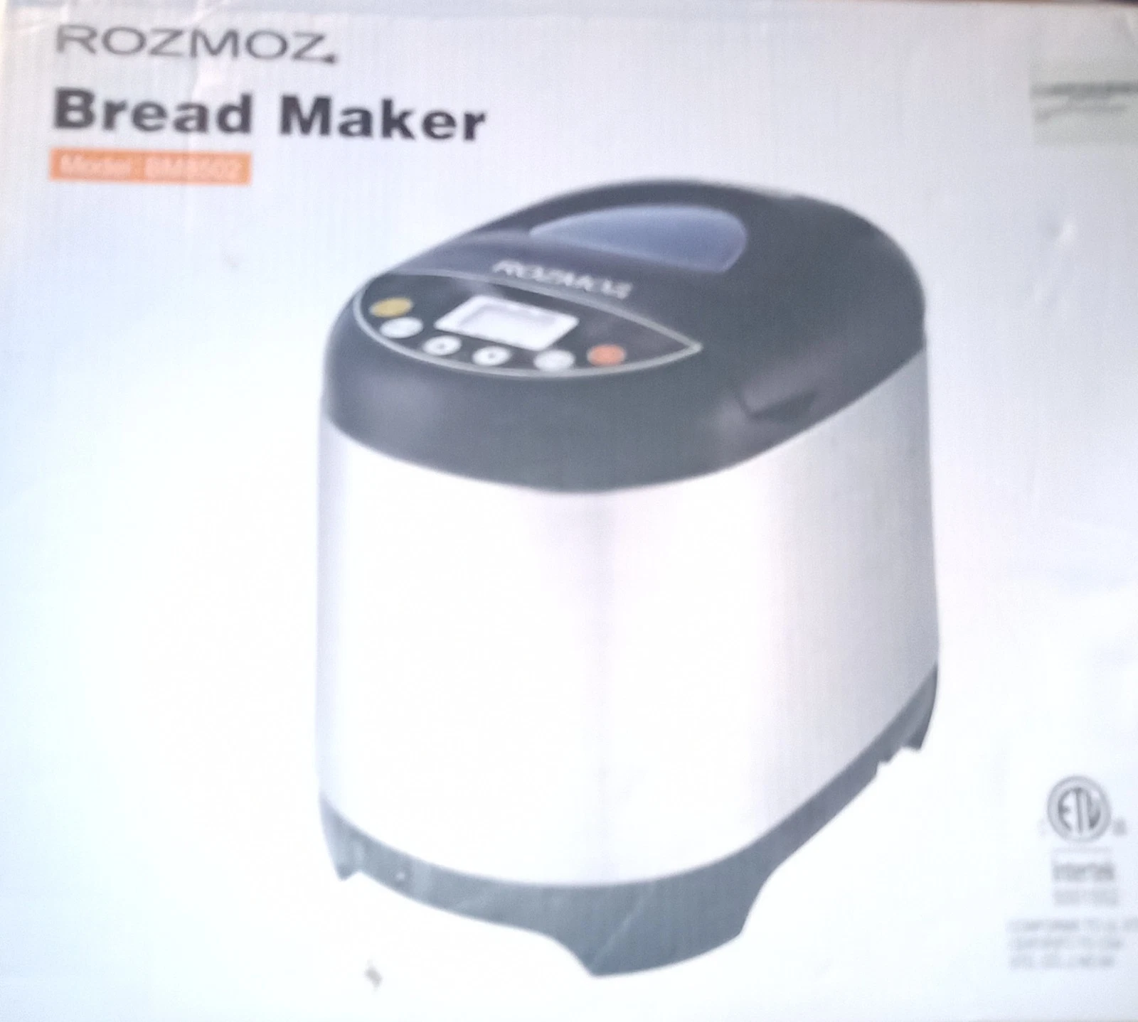 ROZMOZ Bread Maker Machine 2LB 15-in-1 Programmable