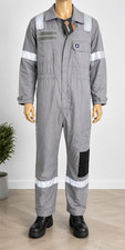 Sandia Men's Reflective Work Coveralls Gray NWT Utility Safety Jumpsuit