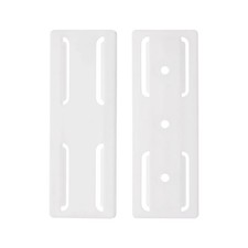 2pcs Adhesive Punch-Free Socket Holder, Power Strip Holder Fixer, White