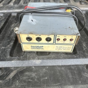 Vintage Palomar TX-100 Broad Band 3-30 MHz Solid State BI Linear Amplifier