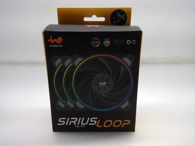 NEW INWIN Sirius Loop ASL120 RGB 120mm Computer Case Fan - (3x Fans)