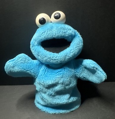 Vintage 1996 TYCO COOKIE MONSTER Hand Puppet Plush SESAME STREET