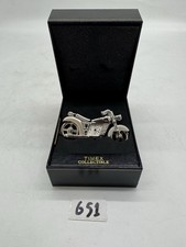 Timex Collectible Miniature Motorcycle Quartz Desk Clock in Box Japan Movement
