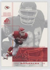 2001 SP Game Used Edition Tony Gonzalez #44 HOF 0q3