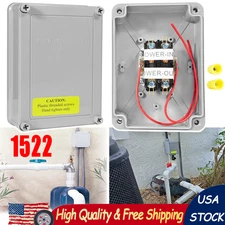 1522 Pump Start Relay with Enclosure 3 HP / 110V / 220V 24V Coil for Irrigation