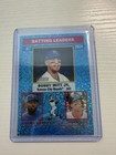 2025 Topps Heritage AL Batting Leaders Blue Sparkle Witt jr, Guerrero Jr, Judge