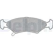 Delphi LP1630 brake pad set, disc brake for Kia
