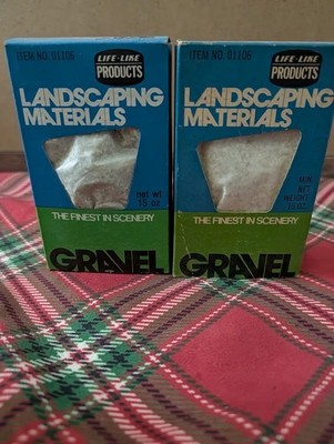 Life- Like Products Lanscaping Materials Gravel x 2 item no 01106
