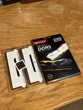 T-Force Delta RGB DDR5 32GB (2x16GB) 5200MHz Gaming RAM – Excellent Condition