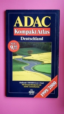 140310 ADAC KOMPAKT-ATLAS DEUTSCHLAND 99 2000 1