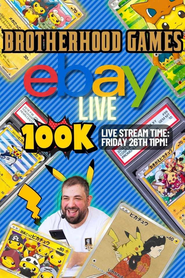 BROTHERHOOD GAMES 100K, PIKACHU TAKE OVER STREAM!