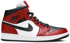 air jordan 1 mid chicago black toe ebay