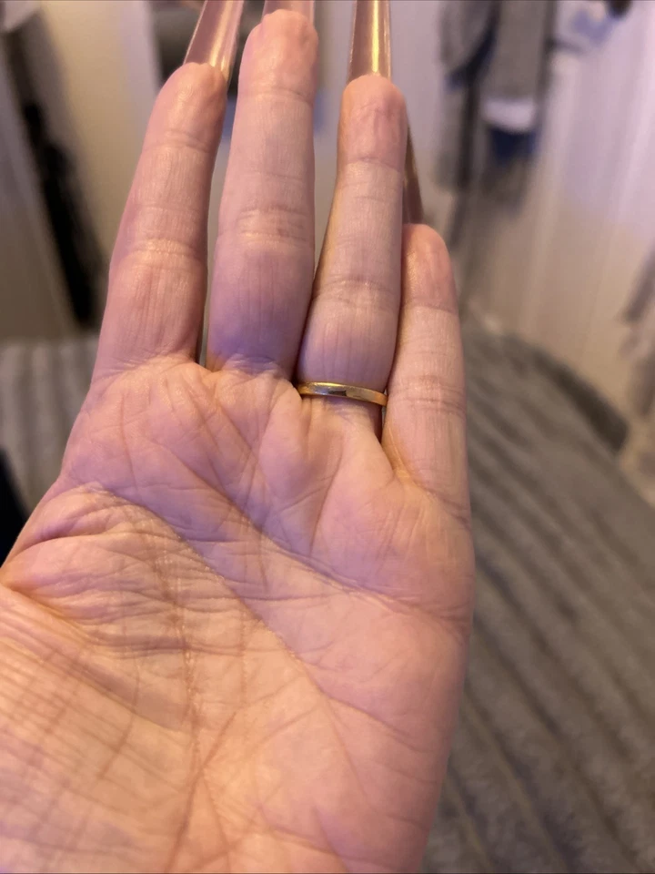 Anillo de compromiso de oro macizo moissanita de 2 quilates, talla 6 Foto 3 de 3