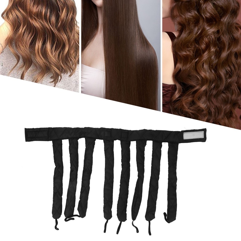 Roller Set Rods Heatless Curling Rod Headband Roller Curler Hair Curl Ribbon Set Kit ...