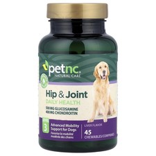 Level-3 Hip Joint Health Supplement for Adult Dogs 45 Count, 500mg Glucosami...