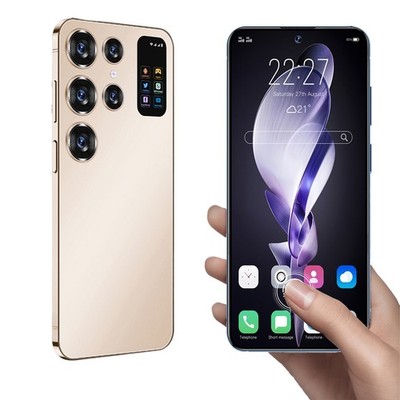New 5G Smartphone Factory Unlocked Android 14 Cellphones Dual SIM 64GB - Gold