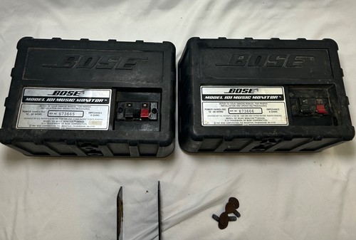 Bose Model 101 Speakers Pair Music Monitor Indoor Outdoor-Tested - Picture 3 of 5